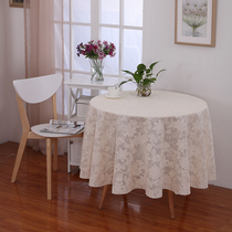 Imported round tablecloth pvc round tablecloth lace table cloth waterproof European round table cloth waterproof tablecloth household