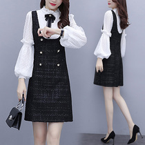 Fat Mm Bubble Cuff dress Dress Conspicuic BIG CODE WOMENS FASHION TEMPERAMENT FOREIGN AIR SKIRT CHILDREN 2022 NEW SPRING