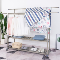 Drying rack floor-to-ceiling folding indoor outdoor drying rack balcony garden mobile hanger outdoor household drying quilt rack