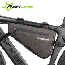 Rock Brothers mountain road bike bag large capacity waterproof triangle bag beam bag waterproof upper tube hanging saddle bag