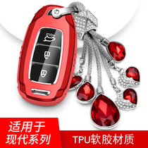 Suitable for Hyundai ix35 Key Set 2019 ix25 Festa New Shengda Sport Key Case Case Buckle