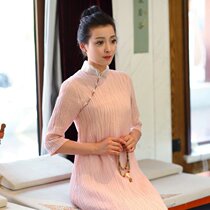 Buddha Xiaoyuan Tea Men's Clothing Summer Hanfu Antique Clothing Chinese Zen Women's Retro Dress Chinese Style Dress