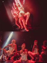 MX monster high quality waist cover waist mask combination gogo stage costume cover