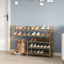 Light luxury high-end shoe rack Home indoor good-looking door multi-layer high-rise golden boots storage artifact shoe cabinet new