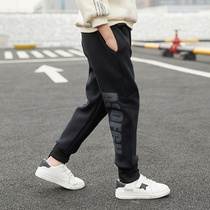 Childrens clothing boys sports pants spring and autumn 2021 new foreign style middle children Foreign style pants childrens spring trousers tide