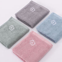 Bamboo Fiber Towel Wash Face Thickened Water Suction Domestic Male And Female Bath Rub Face Off Hair Pure Cotton Embroidered Face Towels