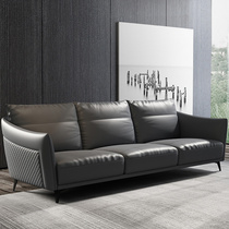  Office sofa Business three-person simple modern reception guests leisure office sofa coffee table combination set