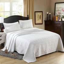 Export washed gauze cotton quilted bed cover three-piece set of cotton-derived stitched cotton sheets tatami mat Kang sleeping single