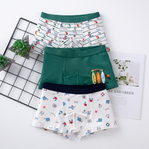 Boys panties childrens boxer shorts baby cotton four-corner shorts boy cartoon underpants 3-10 years old boys panties