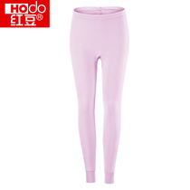 Red bean womens long pants womens single cotton warm single pants pants pants autumn and winter thread pants cotton leggings trousers