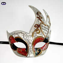  Venetian mask half-face male shaking sound ancient style cool British Royal retro masquerade mask female cos props