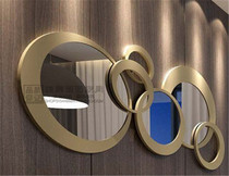 Neoclassical Decoration Mirror Xuan Guan Mirror Dining Side Mirror Background Wall Art Glass Wall Decoration Hanging Mirror Customize Mirror Customisation