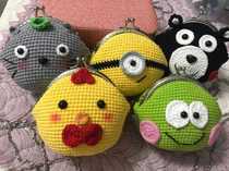 Mango Family Diy Pure Hand Crochet Hook Crochet Small Animal 10 5 Mouth Gold Bag Zero Wallet Wool Wire Bag finished product