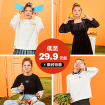 (From $48 per piece) Orange long sleeve T-shirt women's bottoming shirt 2022 new autumn inner bottoming shirt autumn