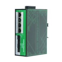 AOPRE industrial grade 100 trillion 2 Optical 4 electric switch single mode single fiber optic transceiver fiber optic photoelectric converter SC interface DIN rail 4000V lightning protection IP40 protection