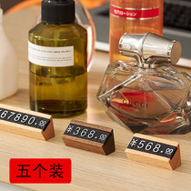 Commodity price display brand high price label jewelry tobacco and alcohol tea product price tag digital particles