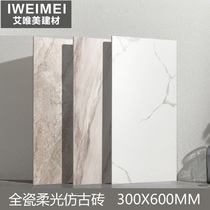 All-ceramic soft light wall tiles Foshan matte antique tiles 300x600 low water absorption kitchen bathroom balcony tiles