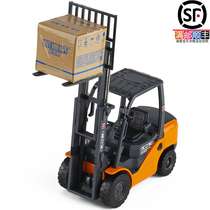 1 20 Light loading machine loading and unloading transport forklift children boys simulated alloy engineering car model toys