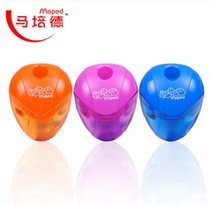 Ma Peide Single hole pencil sharpener Simple heart-shaped pencil sharpener Pen shaved ice snow cabin pencil sharpener 032171
