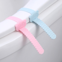  Silicone toilet lid lifter Anti-dirty lid lifter Lift toilet lid accessories Toilet ring Sanitary handle Clamshell handle