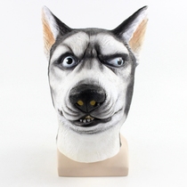 Two husky headgear cos animal mask spirit trembles dog head mask donkey orangutan funny two ha mask