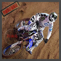 2017 FOX360 series high-end mesh breathable off-road racing suit suit kit equipment MX clothes black and white