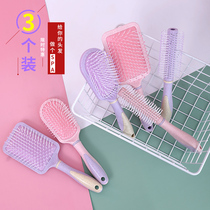 The cushion combing net red combing hair does not hurt combing the children's airbags and combing them smoothly with the big tooth massage comb