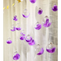 Jewelry store ceiling decoration charm ball hollow ball Plastic round ball Shopping mall Mid-Autumn Festival National Day decoration transparent