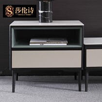 Clearance simple modern cabinet solid wood living room locker bedroom storage cabinet living room cabinet wall light luxury drawer cabinet