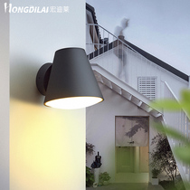 Hondie modern simple led waterproof wall lamp villa garden outdoor entrance hall lamp outdoor courtyard wall lamp