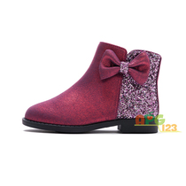 Bara Bara girls  shoes winter childrens childrens Western style all-match boots tide 24424190634