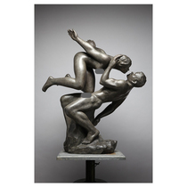 Zhuzhong Art Zhang Ruoyu Original Bronze Sculpture Original-Kiss Send Picture Album