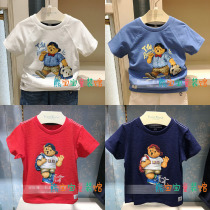 Boys new summer mode for childrens childrens clothing boys short sleeve T - shirt gas thin cotton TKRA 92601K