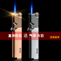 Omai Ronker windproof lighter creative new black men and women straight punch shaped outdoor strange custom lettering