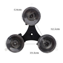 Suitable for Gopro mountain dog Ant action camera accessories hero5 4 3 gimbal triangle suction cup Car suction cup