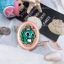 Cross Stitch Bookmark Material Bag Creative Gift Handmade Metal Bookmark YQ021 I Love Little Monsters