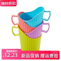 Susu disposable cup set cup holder cup holder environmental protection net red protective cover universal ins plastic paper cup creative agent