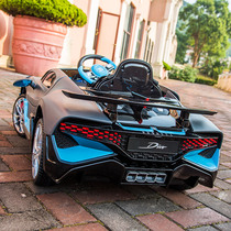 Bugatti childrens electric car four-wheeled remote control baby toy car can sit on the oversized male and female children sports car