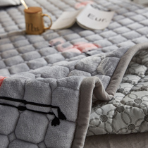 Bed sheets winter winter plus velvet non-slip coral velvet student dormitory single padded Faley velvet single wool blanket