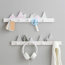 Nordic Wind Creativity Cartoon Decoration Hook Ins Teenage Girl Hearts Room Childrens Room Pink Student Dorm Clothes Hat Rack