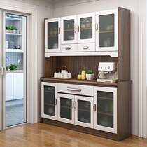Simple modern dining side cabinet Living room wine cabinet Tea cabinet Dining room locker Kitchen cupboard storage cabinet against the wall to the top
