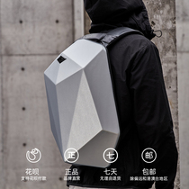 Tracer Motorcycle Locomotive Riding Double Shoulder Backpack Large Capacity Computer School Bag Hard Shell Waterproof Rider Equipment