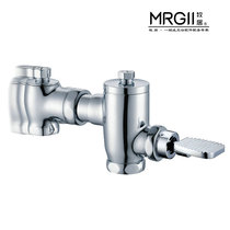 Surface-mounted all-copper telescopic Foot Flush Valve squatting toilet flush valve into the wall type delayed self-closing stool valve