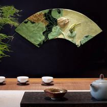 Sector Hung Painting Chinese Imitation Floating Engraving No Frame Hung Painting TV Background Wall Painting Gangway Genguan Decoration Painting Wall Decoration