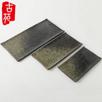 Coarse Pottery purple sand dry bubble table tea tray tea set tea ware Japanese Chinese coaster pot cushion pot mat Tea Sea tray