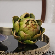 Simulated plant pineapple head North European liquor decorated dining table opening piercing table accessories atmosphere