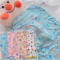 Original Island Island Bread Superman Summer Cold Sensation Contact Material Cover Blanket Baby Afternoon Nap Blanket Cart Cover Blanket Mosquito