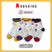 Abckids Children socks summer thin summer mesh breathable boy cotton socks Cartoon boy baby socks summer