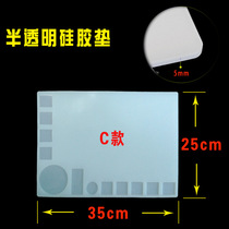 Mobile Phone Computer Repair Desk Heat Insulation Mat Silicone Desk Mat High Temperature Resistant Smell-Free Desk Mat Hot Wind Gun Welding Desk Repair Pad