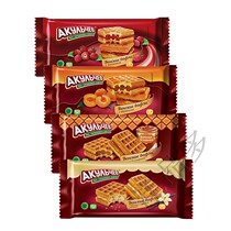 Foreign products are mostly imported from Russia jam sandwich waffles breakfast cakes 100g snacks are recommended